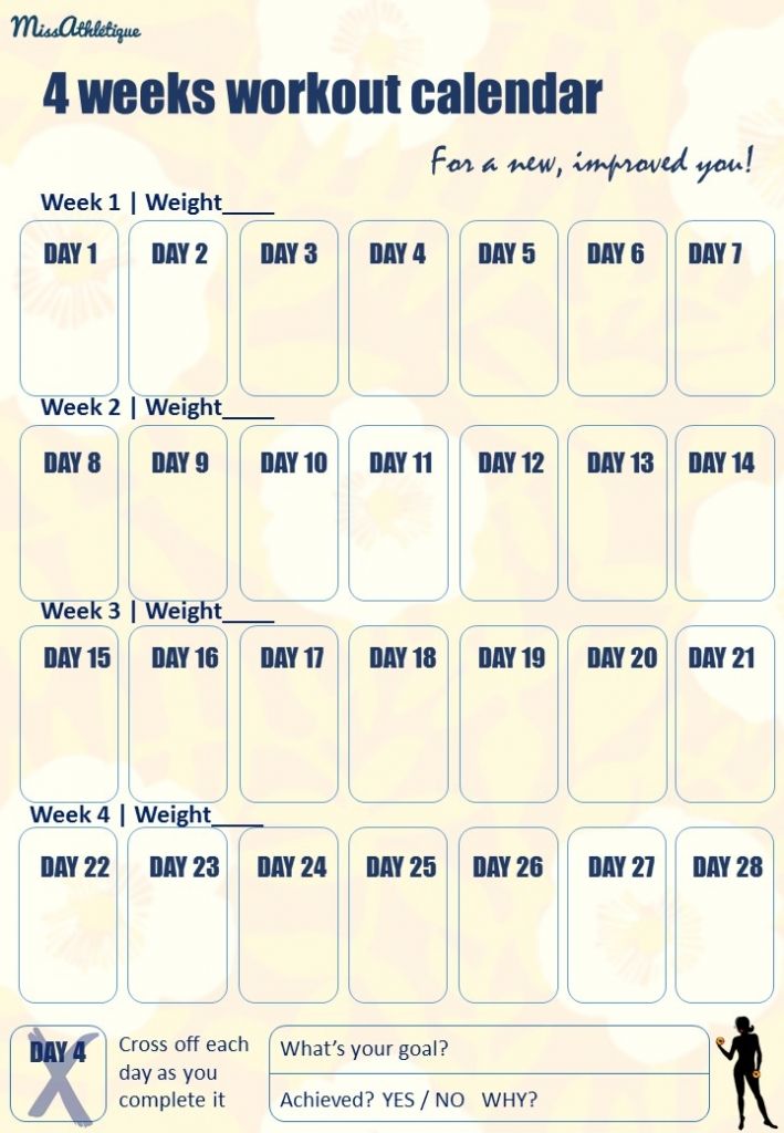 Календарь Снижения Веса