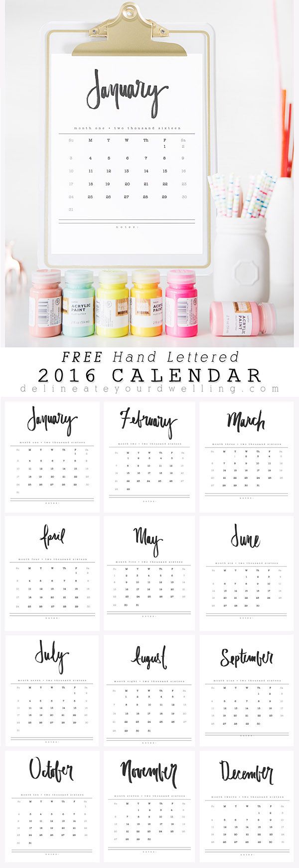 1000+ Ideas About Free Printable Calendar On Pinterest