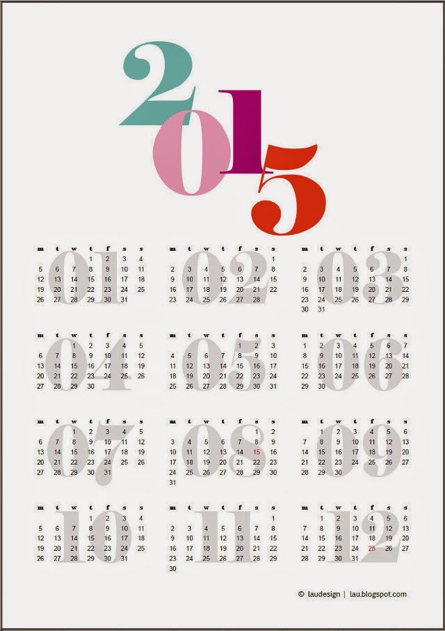 20 Free Printable Calendars To Ring In The New Year