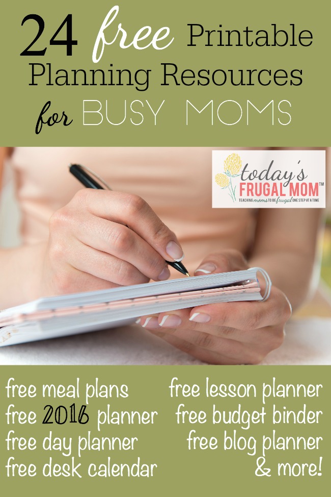 24 Free Printable Planning Resources For Busy Moms
