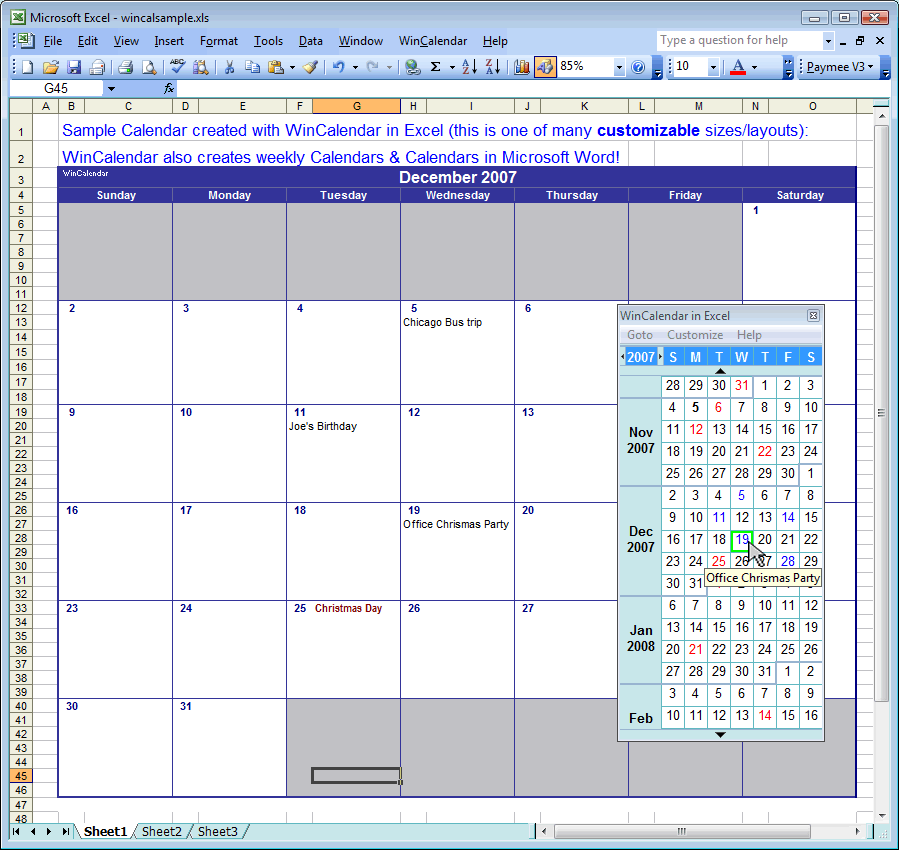 Create Printable Calendar Online Creator