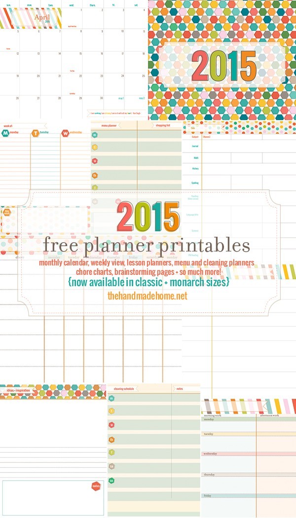 Free Planner And Calendar + More {2015}