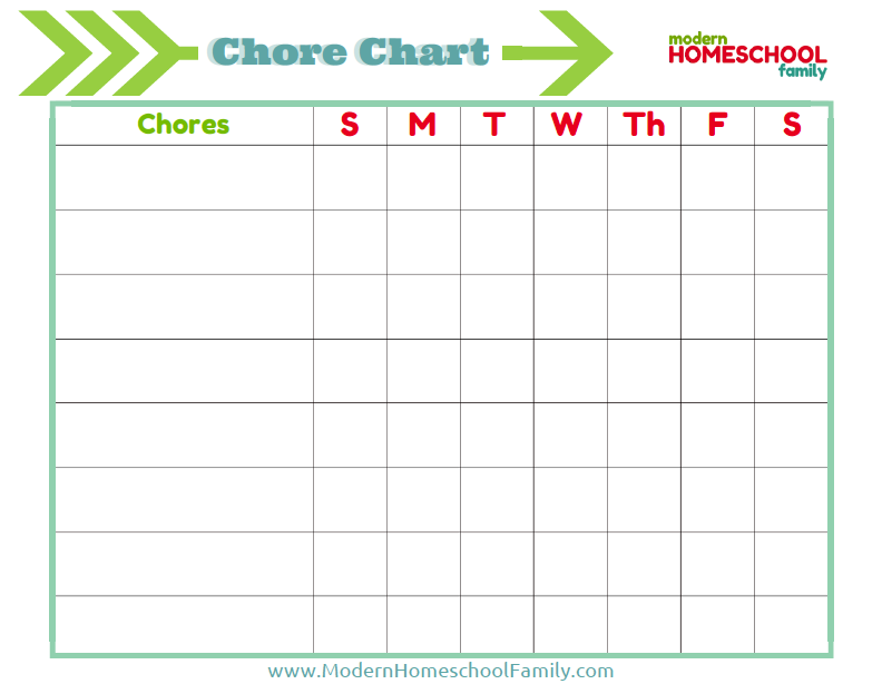 Free Printable Chore Charts For Kids Fab N Free  Printable Summer