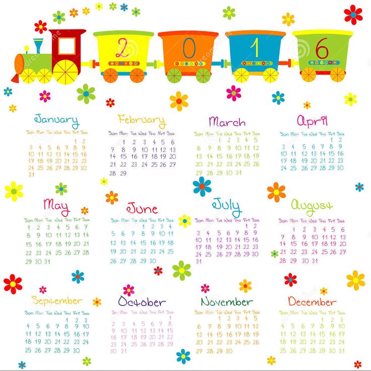 Printable Calendars, Desktop For 2016  Easy Print From Browser, No