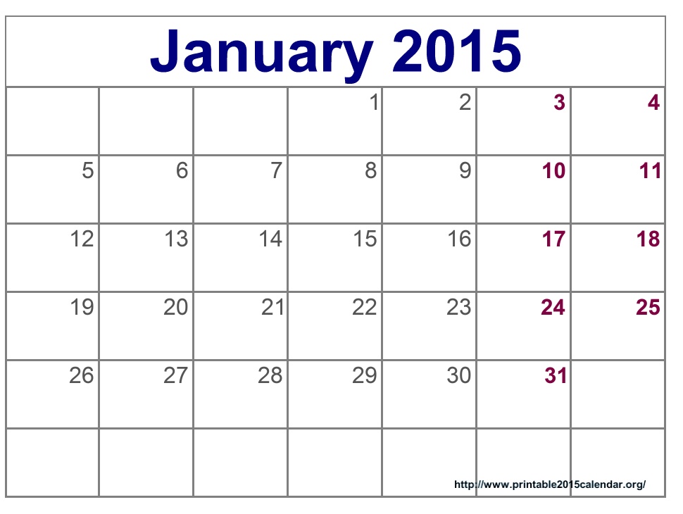 Best Photos Of Printable Calendar December 2015 January 2016