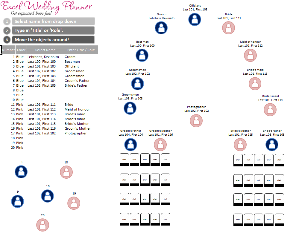 Free Excel Wedding Planner Template