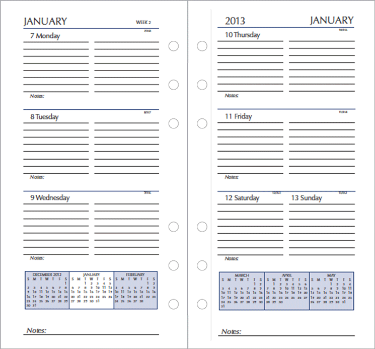 2013 Calendar With Time Slots Related Keywords & Suggestions