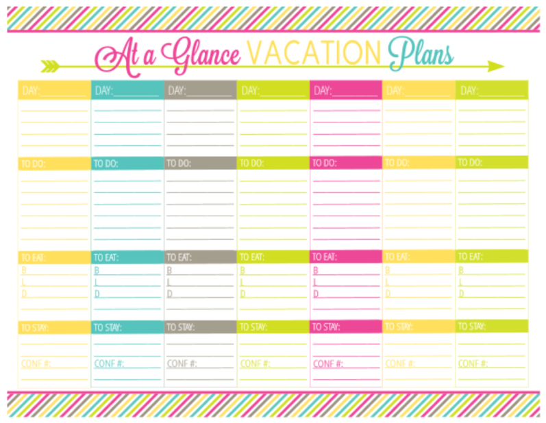 4 Best Images Of Free Printable Travel Planner