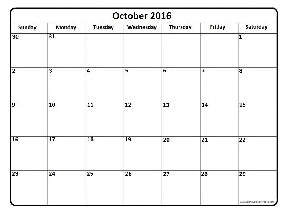 2016 Calendar Printable Uk