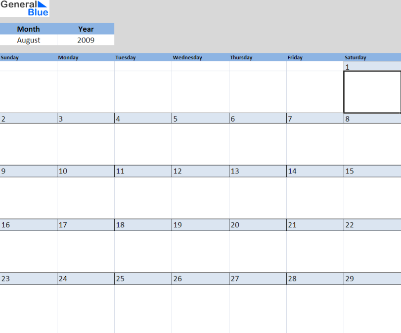 Best Photos Of Monthly Calendar Template Excel