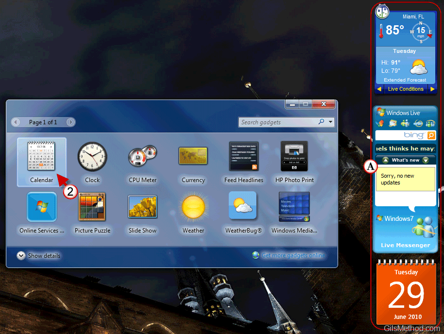 How To Add Gadgets To Your Windows 7 Desktop
