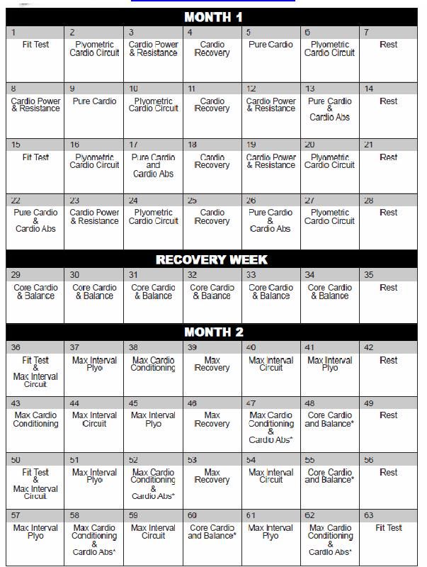 Insanity Workout Calendar Pdf Calendar Template 2023