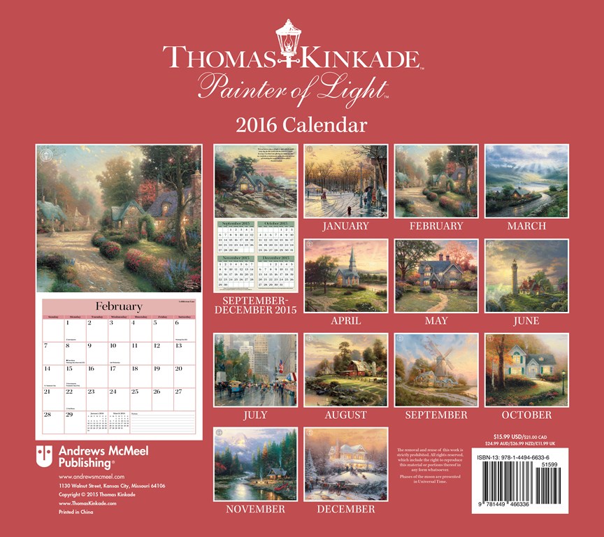 Thomas Kinkade Calendars
