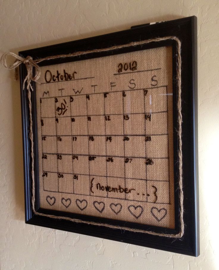 1000+ Ideas About Dry Erase Calendar On Pinterest
