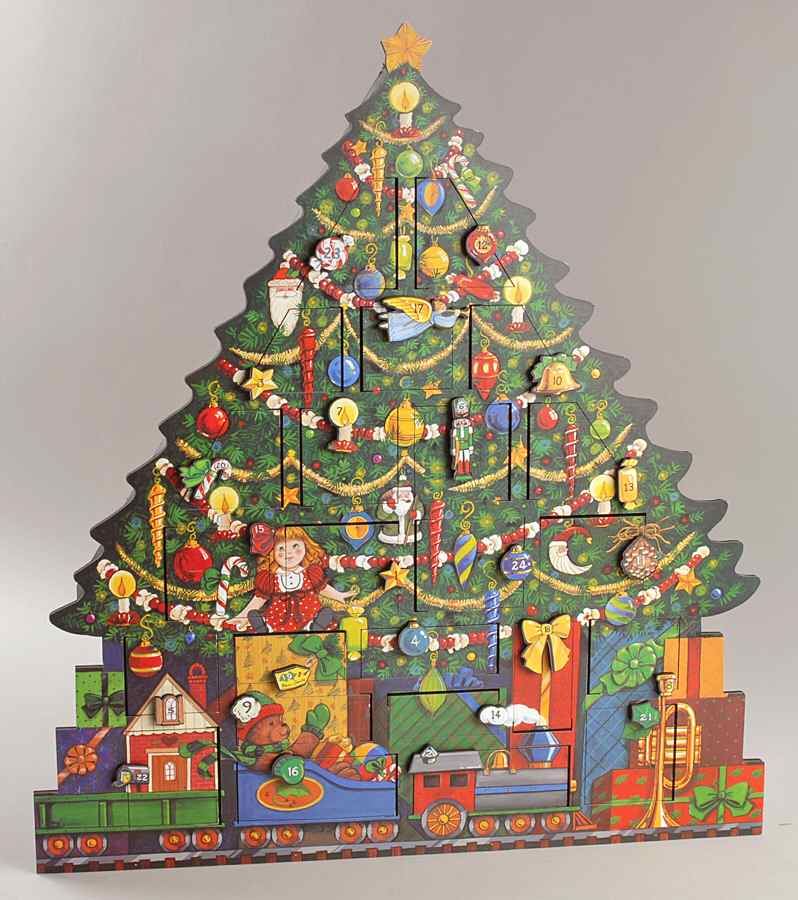 Byers Choice Traditions Advent Calendar Christmas Tree Calendar