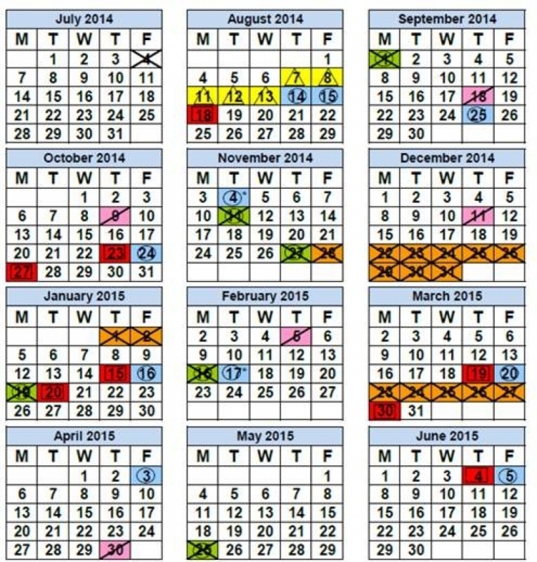 Cy Fair Isd 2015 2016 Calendar