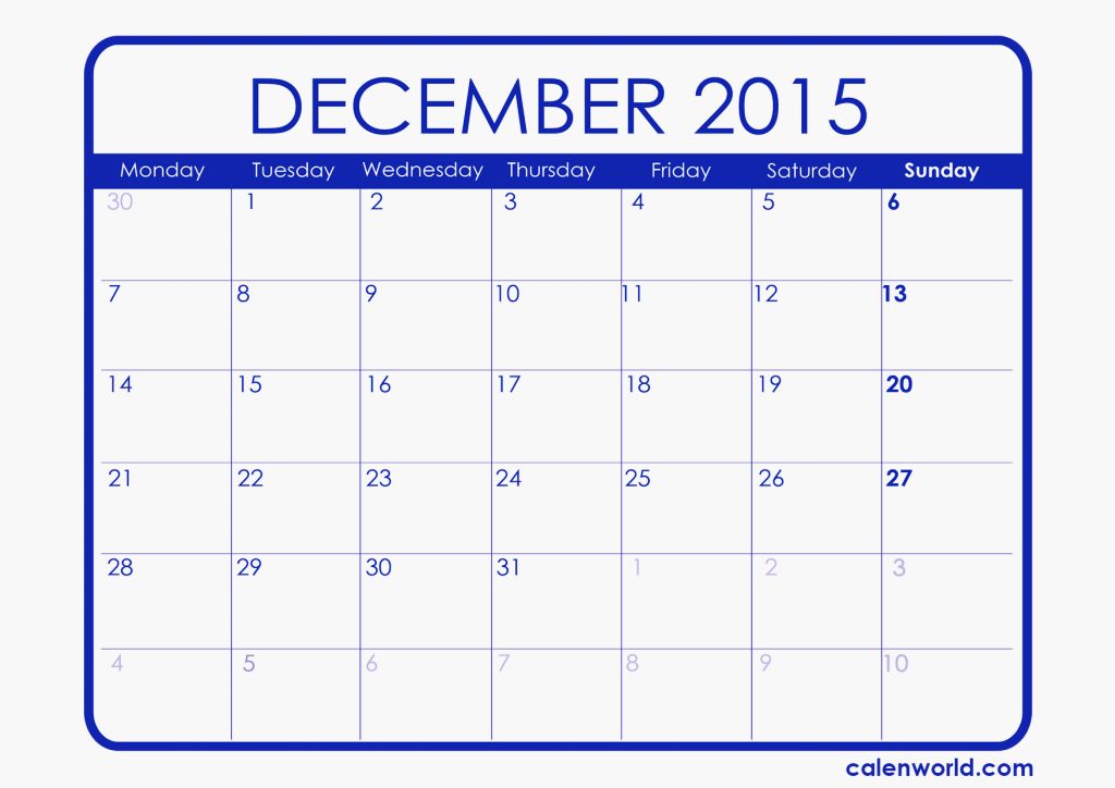 Make Your Own Printable Calendar