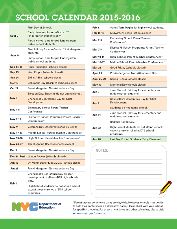 Nyc Department Of Education Calendar Calendar Template 2023