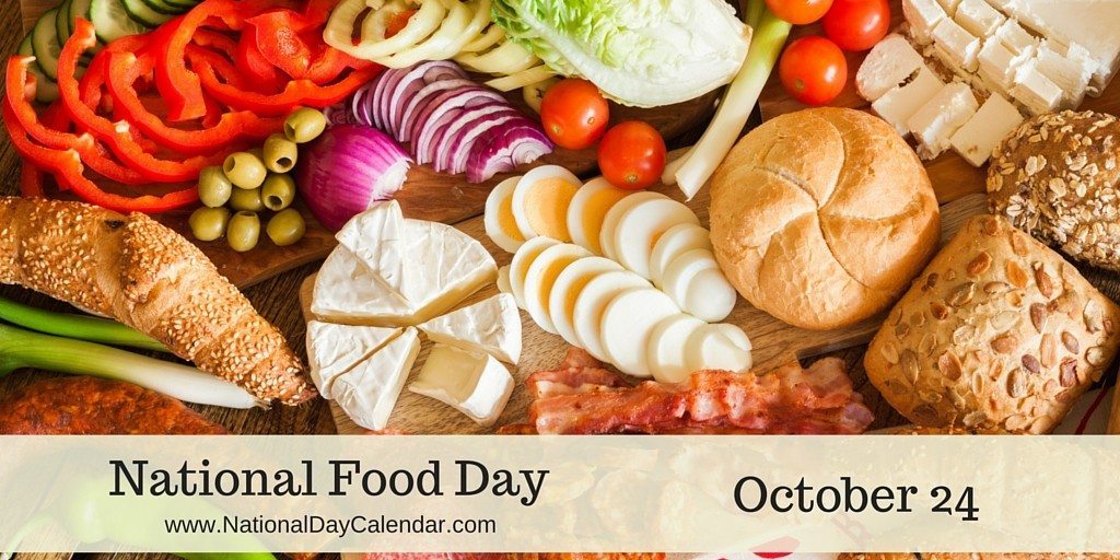 National Food Day Calendar – Calendar Template 2023