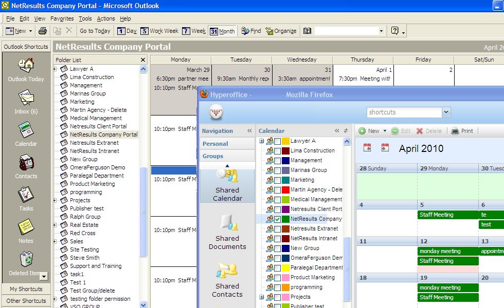 Outlook Synchronization Sync Email, Calendars, Contacts, Tasks