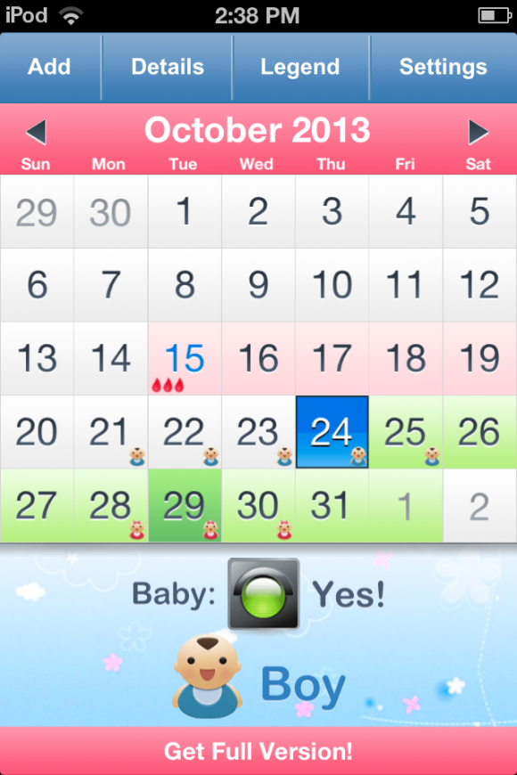 Ovulation Calendar Free App Review  When To Conceive