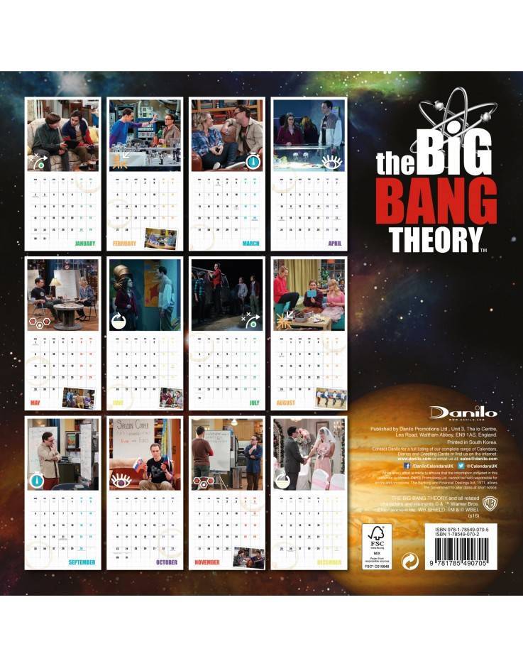 The Big Bang Theory Official 2017 Calendar