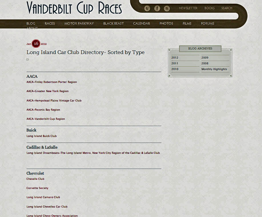 Vanderbilt Cup Races
