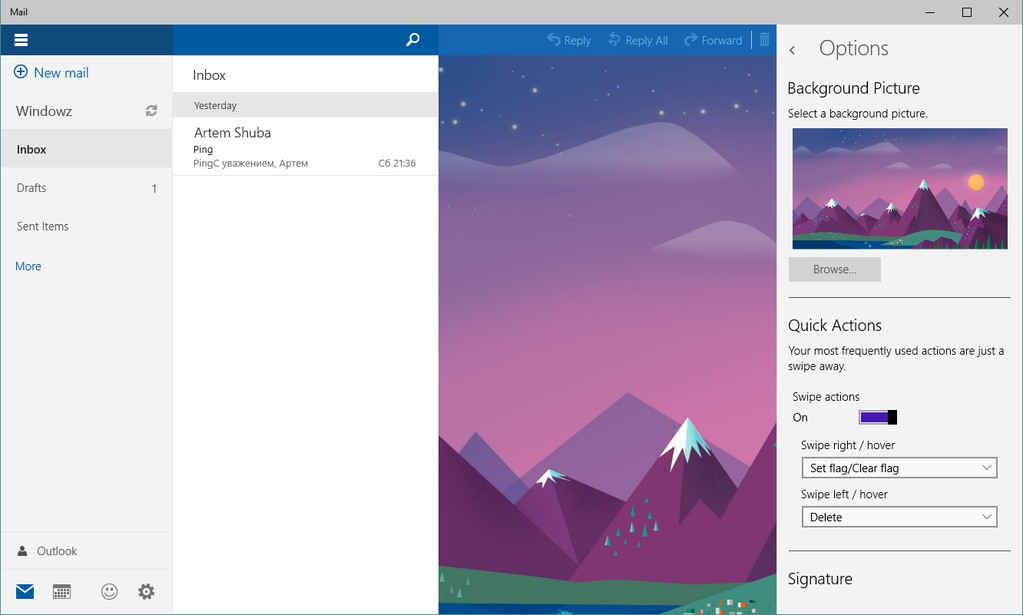 Windows 10 Build 10051 Gets New Email App, Google Calendar Support