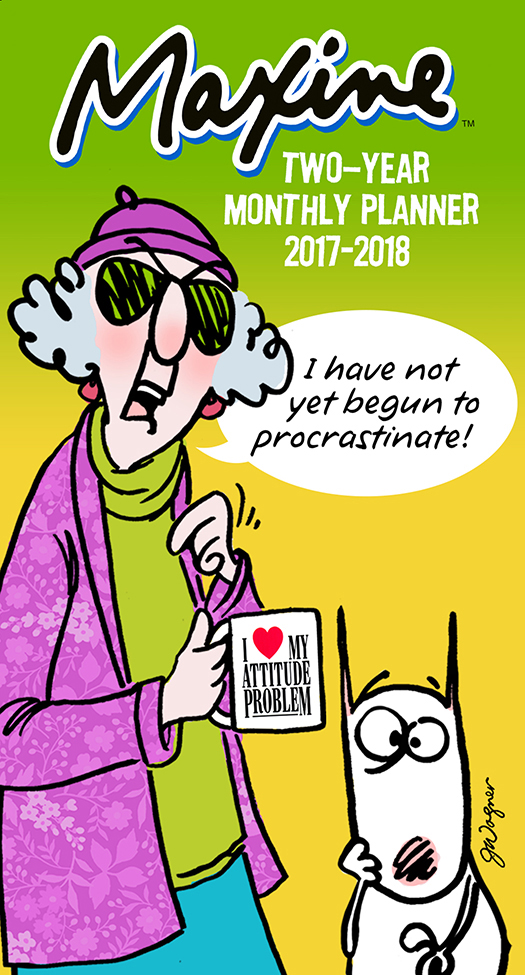 2017 2018 Maxine 2 Year Pocket Calendar