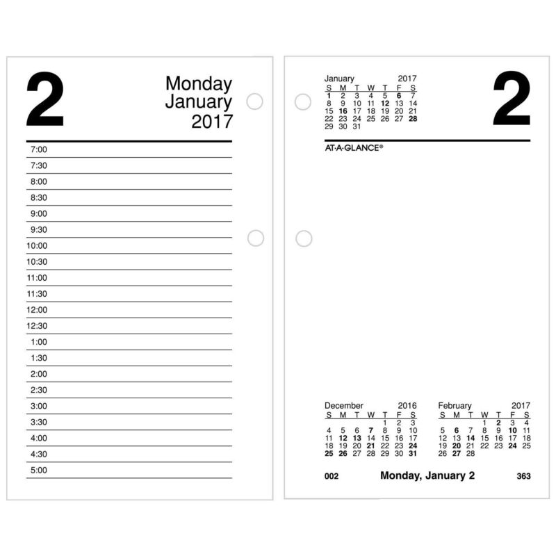 2017 Large Professional Monthly Planner At A Glance Calendar Vinyl
