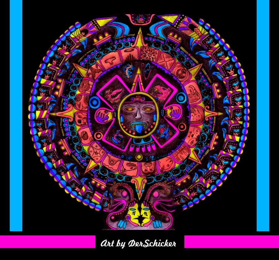 Aztec Calendar By Derschicker By Derschicker On Deviantart