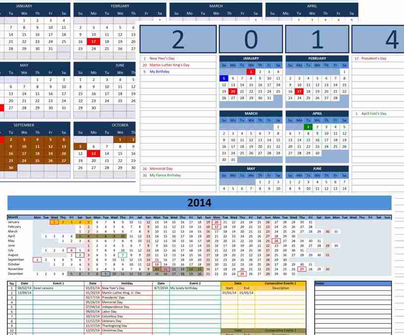 Monthly Office Calendar Template Microsoft Excel Templates Ms