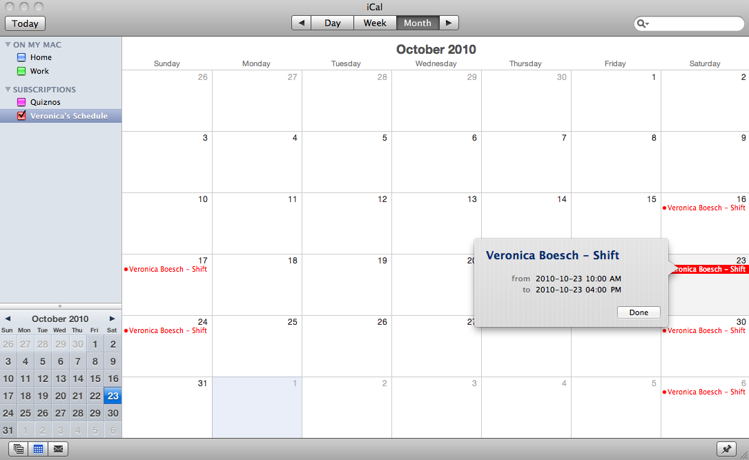 Sync Schedules With Google Calendar And Ical