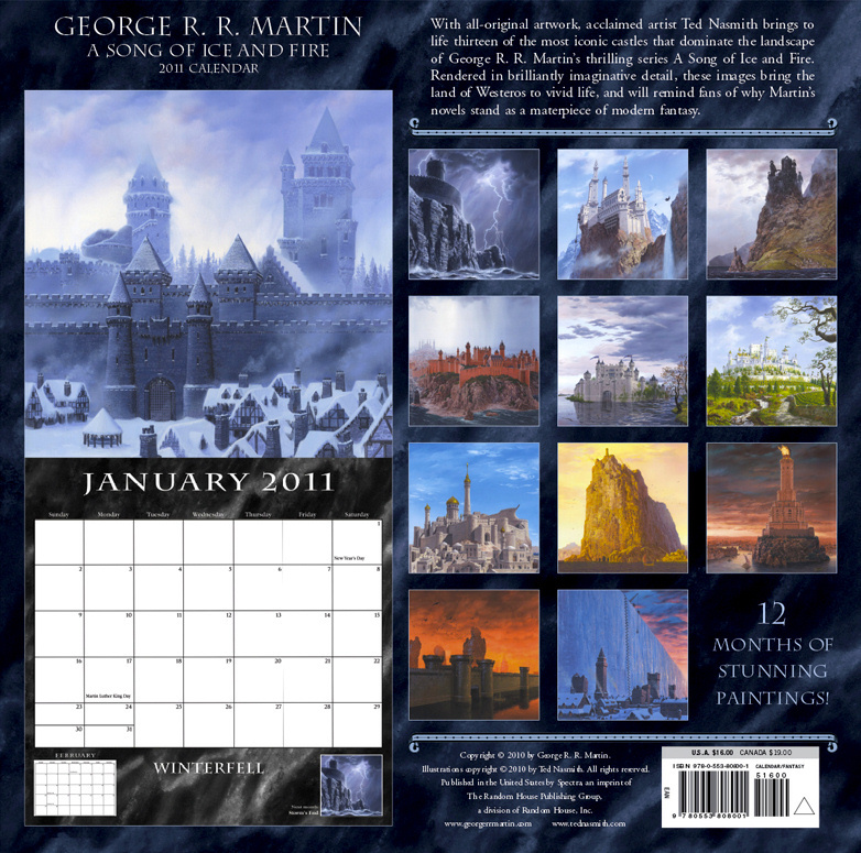 Game Of Thrones Calendar