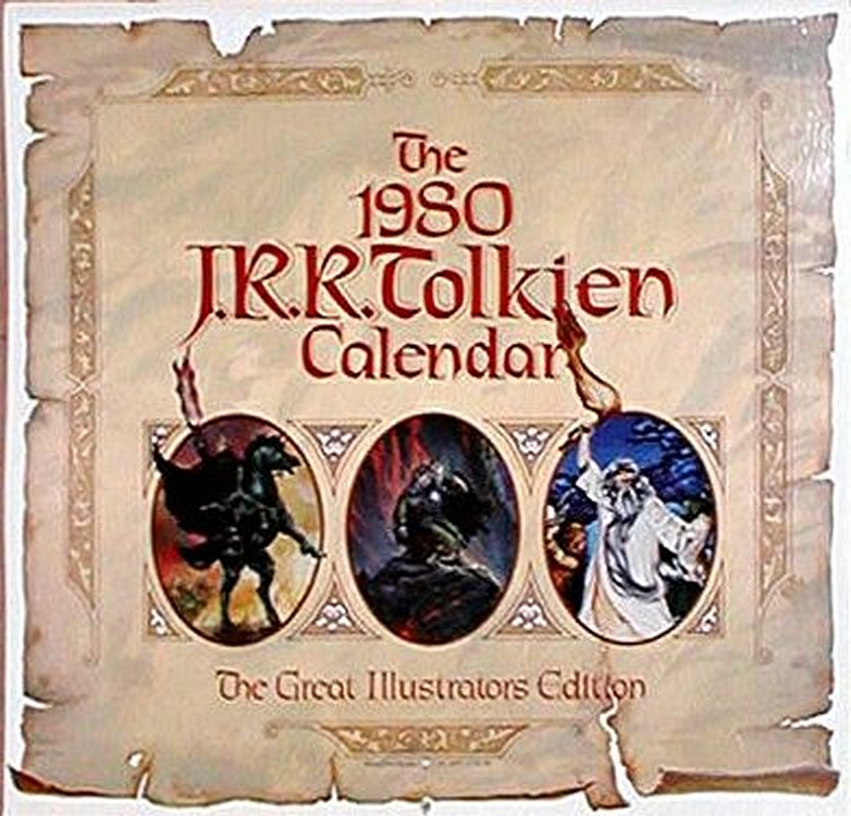 Tolkien And Lord Of The Rings Calendars For Years 1973