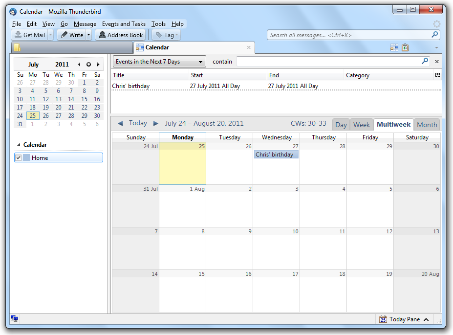Calendar Program For Windows 7 Calendar Template 2020