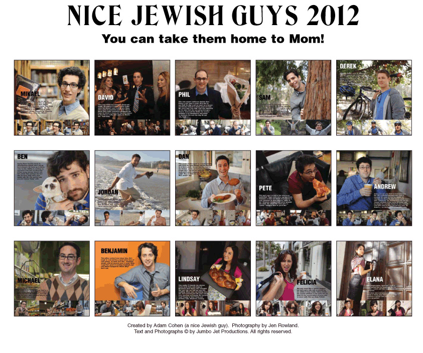 Nice Jewish Guys Calendar 2012