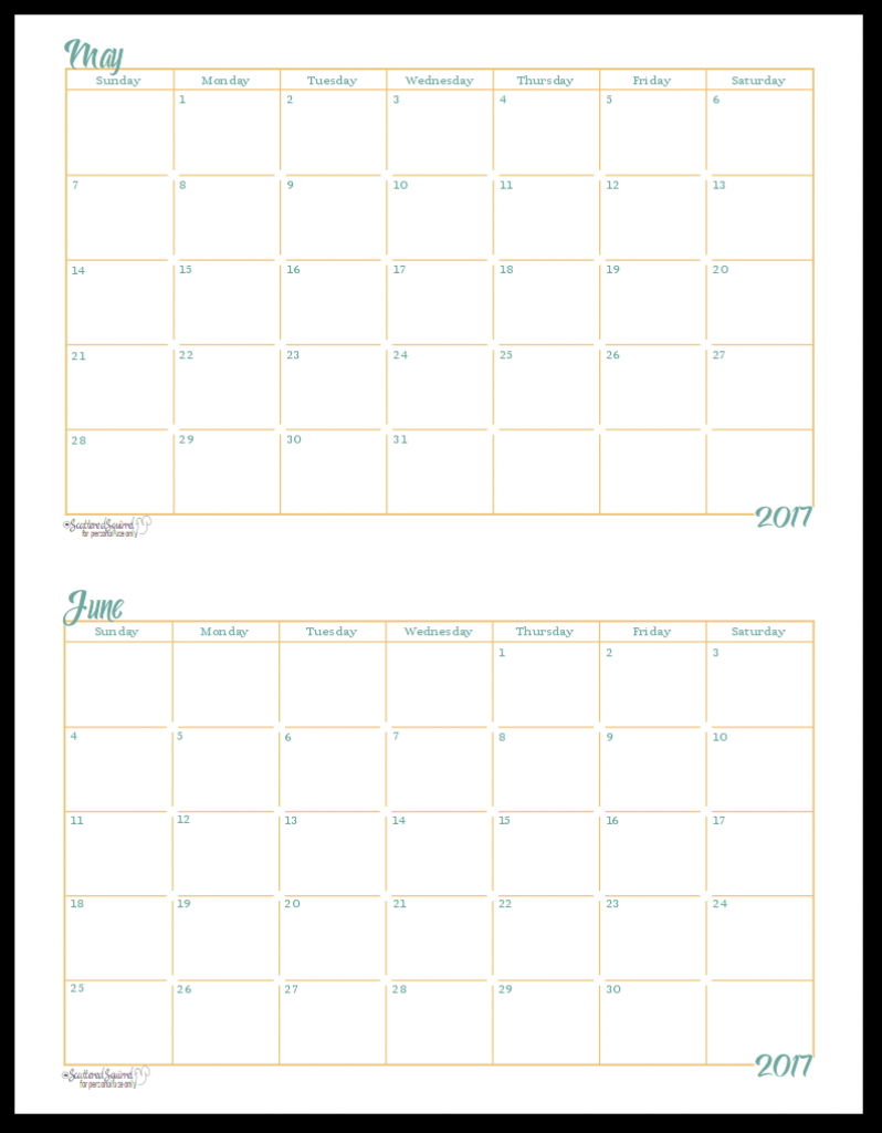 2017 half size monthly calendar printables full sized printable calendar with lines