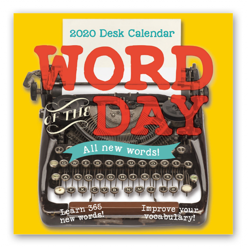 2020 desk calendar word of the day leap year publishing word of the day calendar 2020
