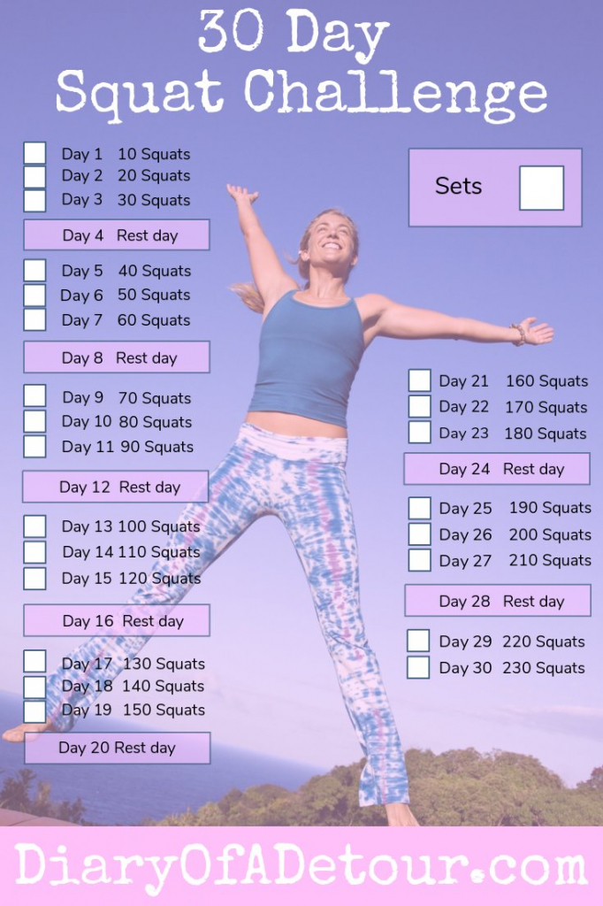 30 day squat challenge a fitness challenge for all abilities printable 30 day squat challenge 1