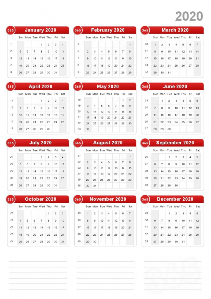 Free Printable 2020 Yearly Calendar For Free Usage Free Printable 10 Year Calendar By Month
