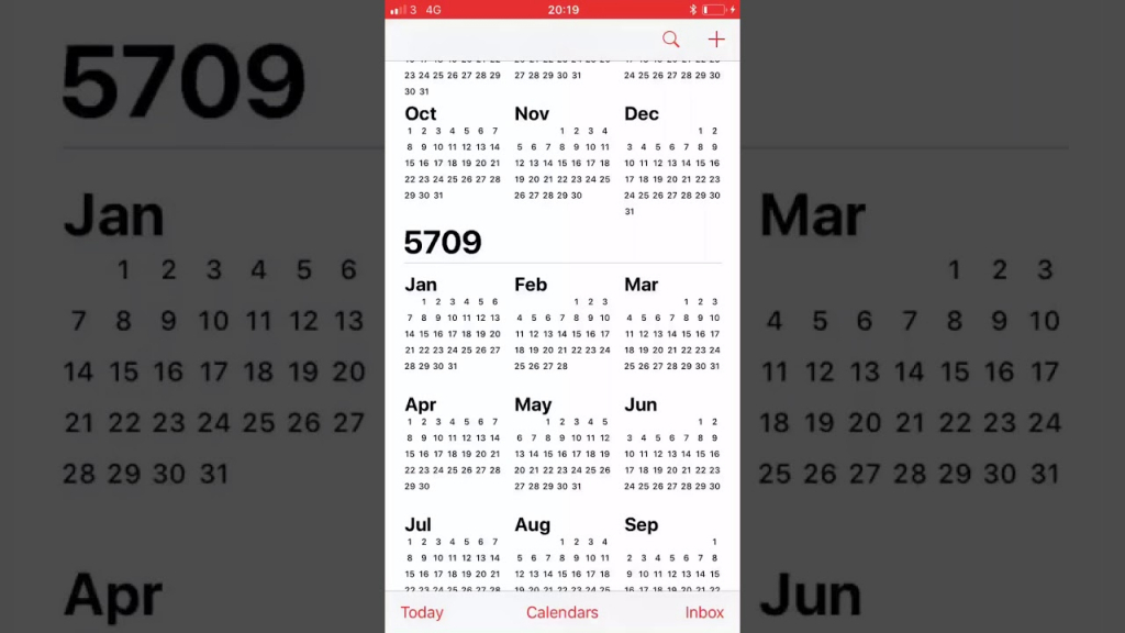 Getting To 10000 Years On The Iphone Calendar 5 Likes And I Calendar 10000 Year