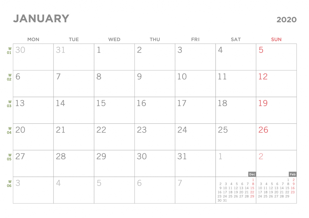 simple 2020 printable pdf calendar free printable 2020 calendars with lines