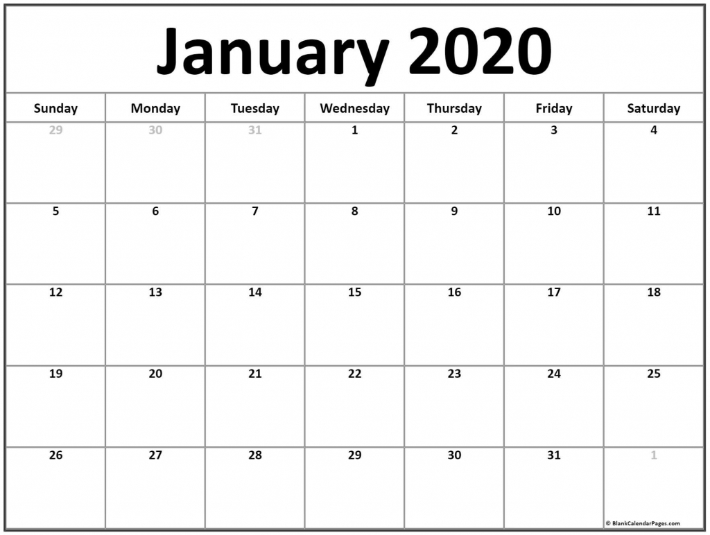 2020 Free Printable 85 X11 Monthly Calendars Calendar 8 5×11 Calendar Printable 1