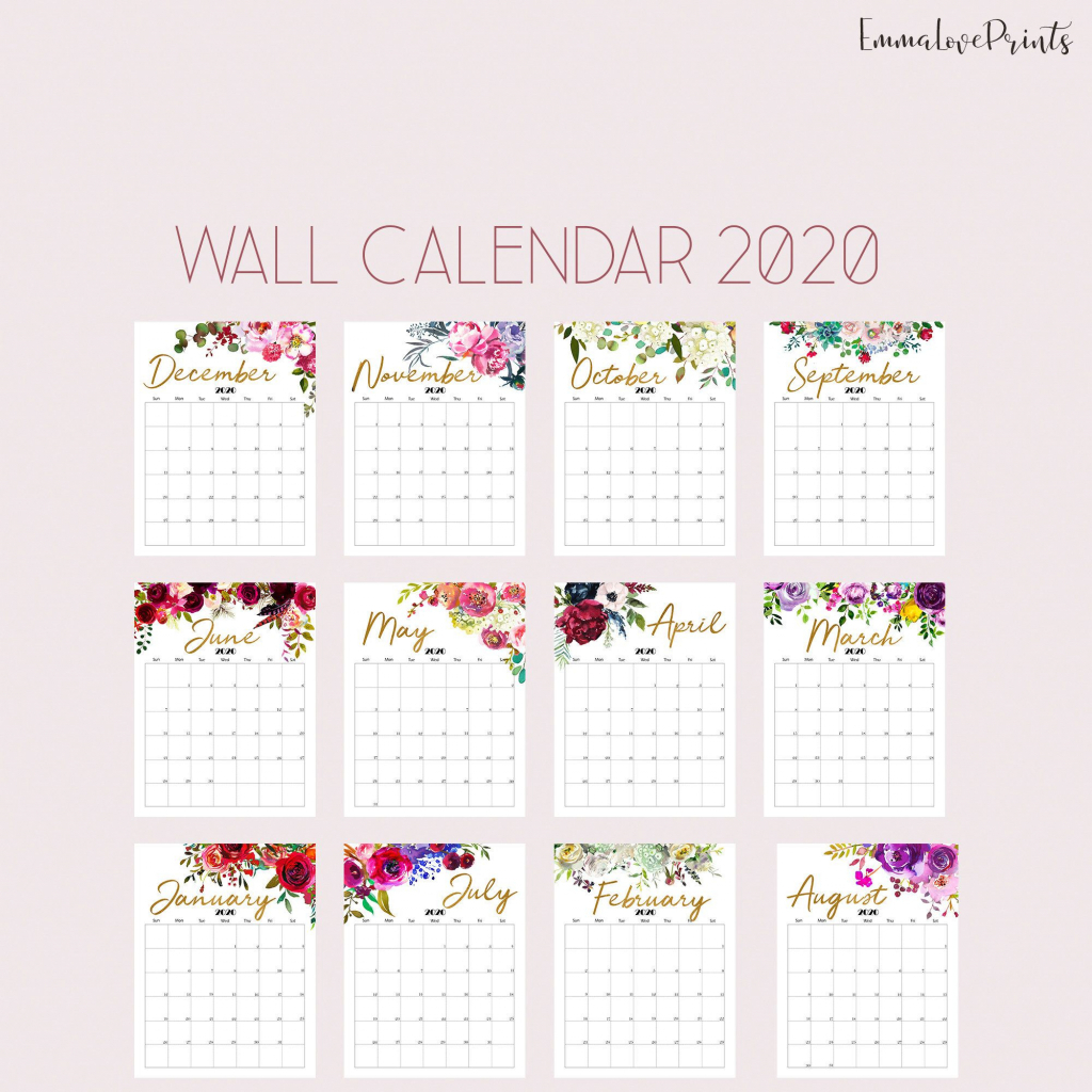 2020 Free Printable 85 X11 Monthly Calendars Calendar 8 5×11 Calendar Printable