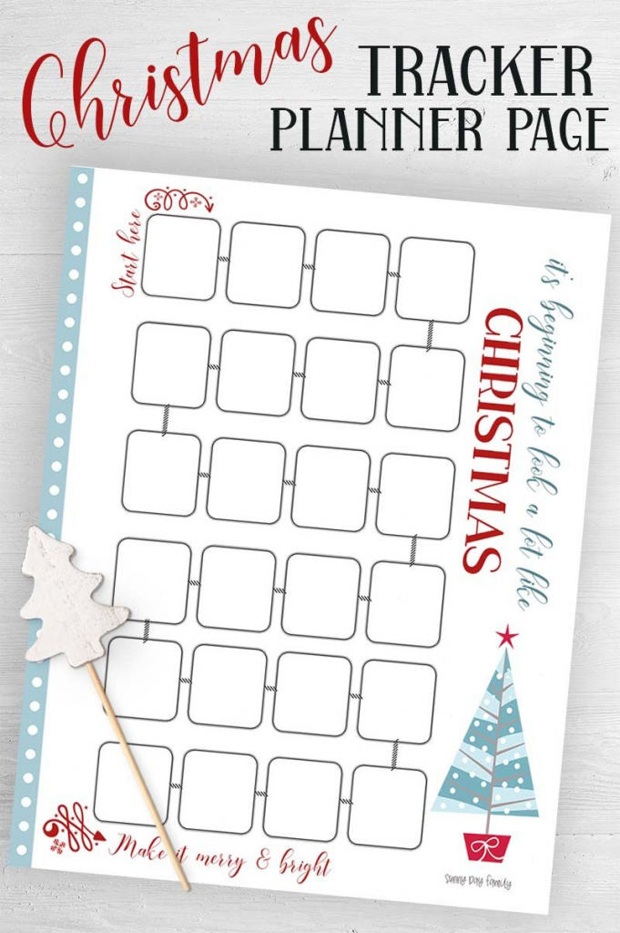 Free Printable Christmas Planner Countdown Calendar Template 2022