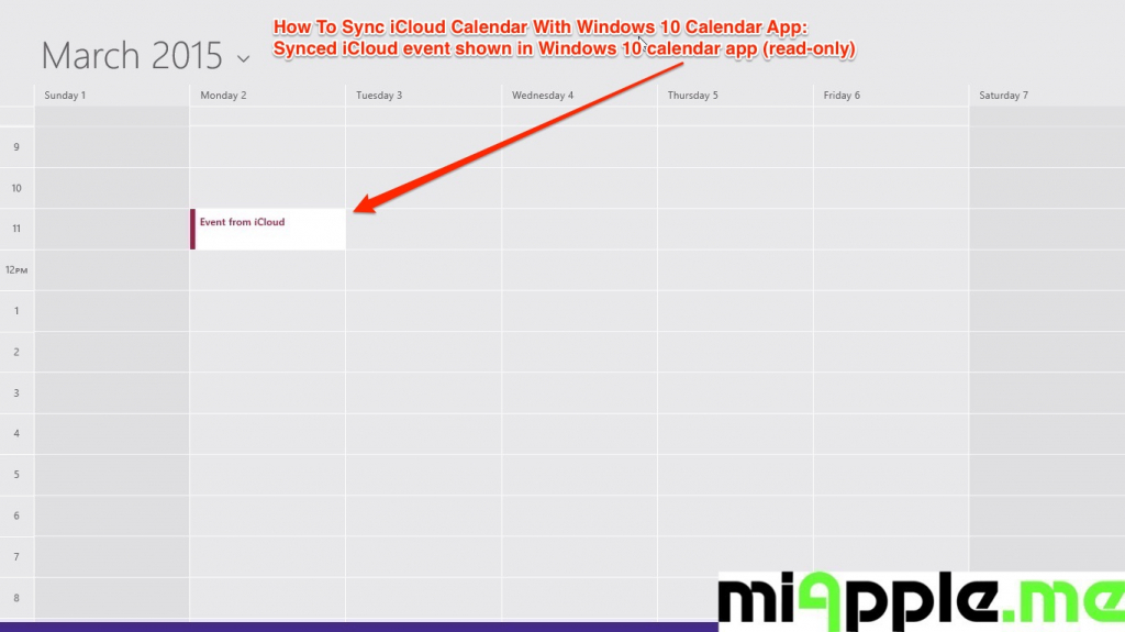 How To Sync Icloud Calendar With Windows 10 Calendar App Apple Calendar On Windows