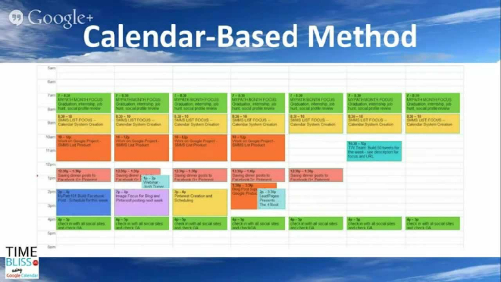 powerful and practical google calendar based time management strategies w phyllis khare time management calendar