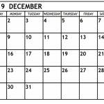 Printable December 2019 Calendar Waterproof Paper Free Printable Calendars 2020 Waterproof