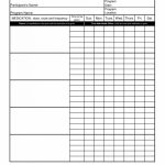 001 Blank Medication Administration Record Template Singular A Blank 30 Day Calender Form